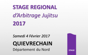 Stage régional d'arbitrage Ju Jitsu