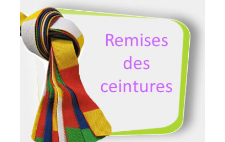 Photos de la cérémonie de remise des ceintures